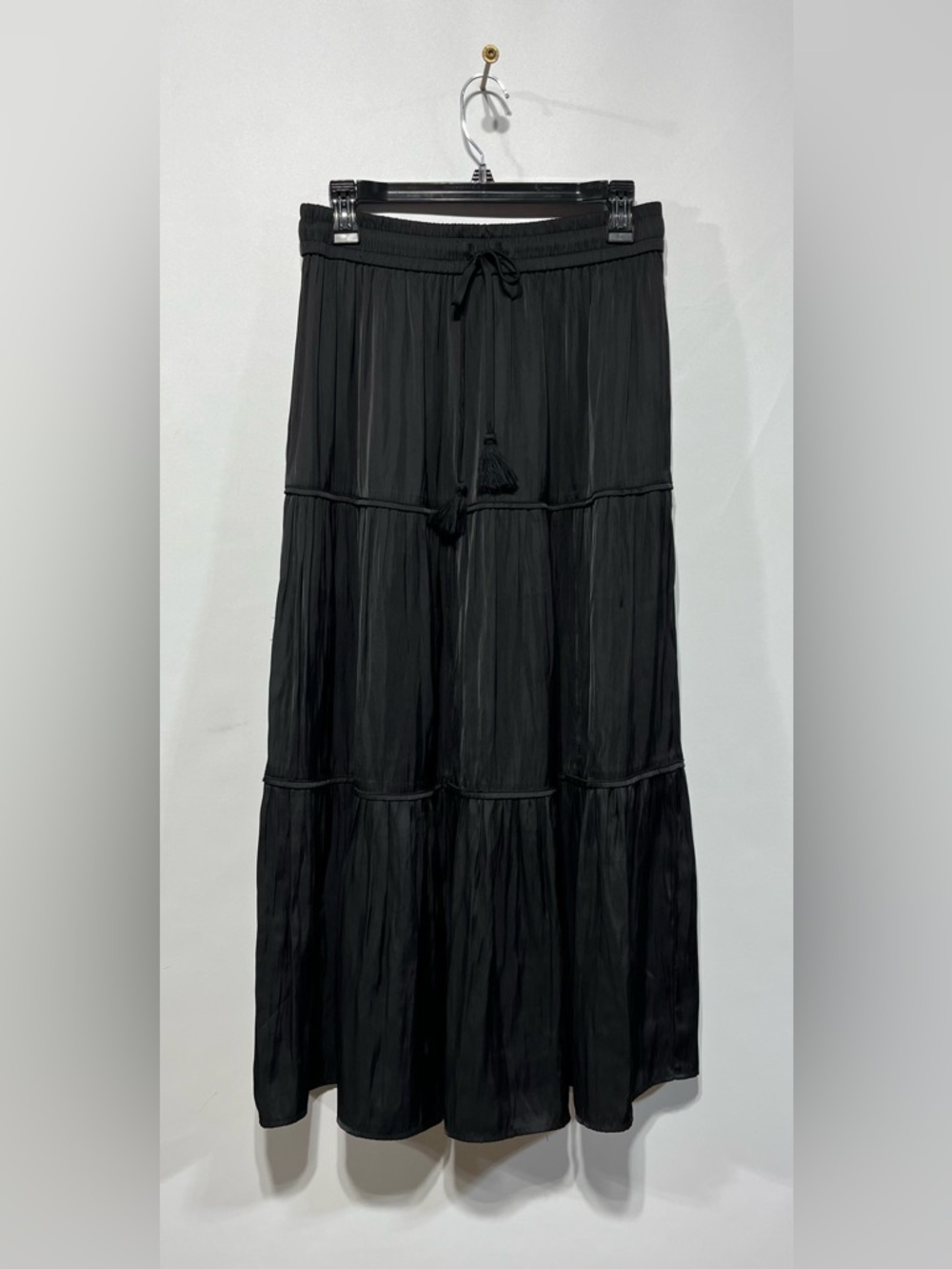 Joie Tiered Silky Maxi‎ Skirt In Black Women’s Size Small - Picture 2 of 6